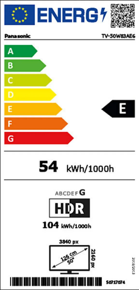 Panasonic TV-50W83AE6